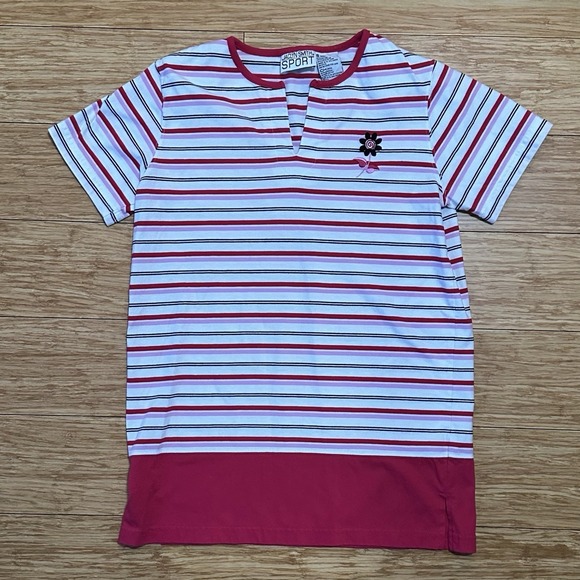 SMITH Tops - Jacklyn Smith Sport Vintage Short Sleeve Red Shirt Womens's Small